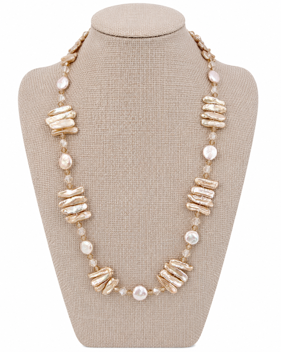 One of a Kind Freshwater Pearl Statement Necklace