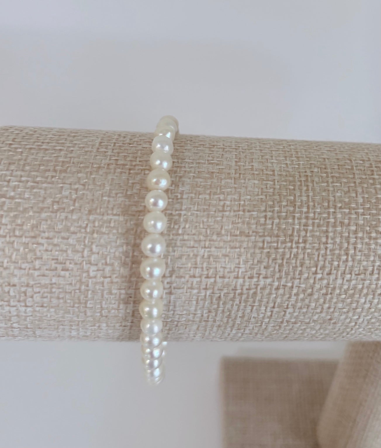 Selene Freshwater Round Pearl & Gold Filled Bracelet