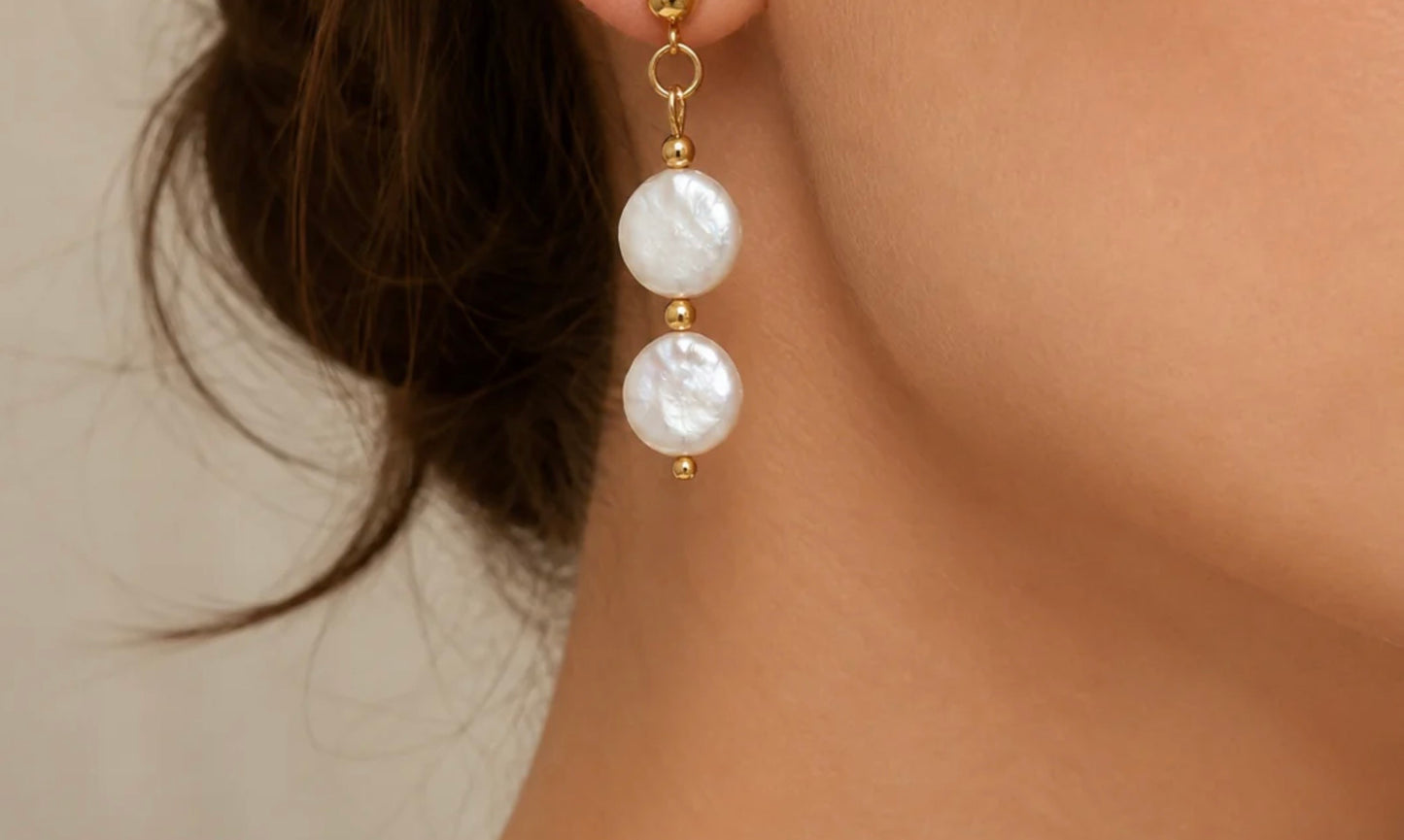 Luna & Lumi Complete Pearl Layering Set, Freshwater Pearl Necklace, Earrings, Bracelet, Stacked Pearl Necklaces