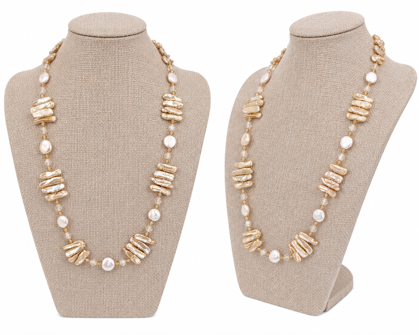 One of a Kind Freshwater Pearl Statement Necklace